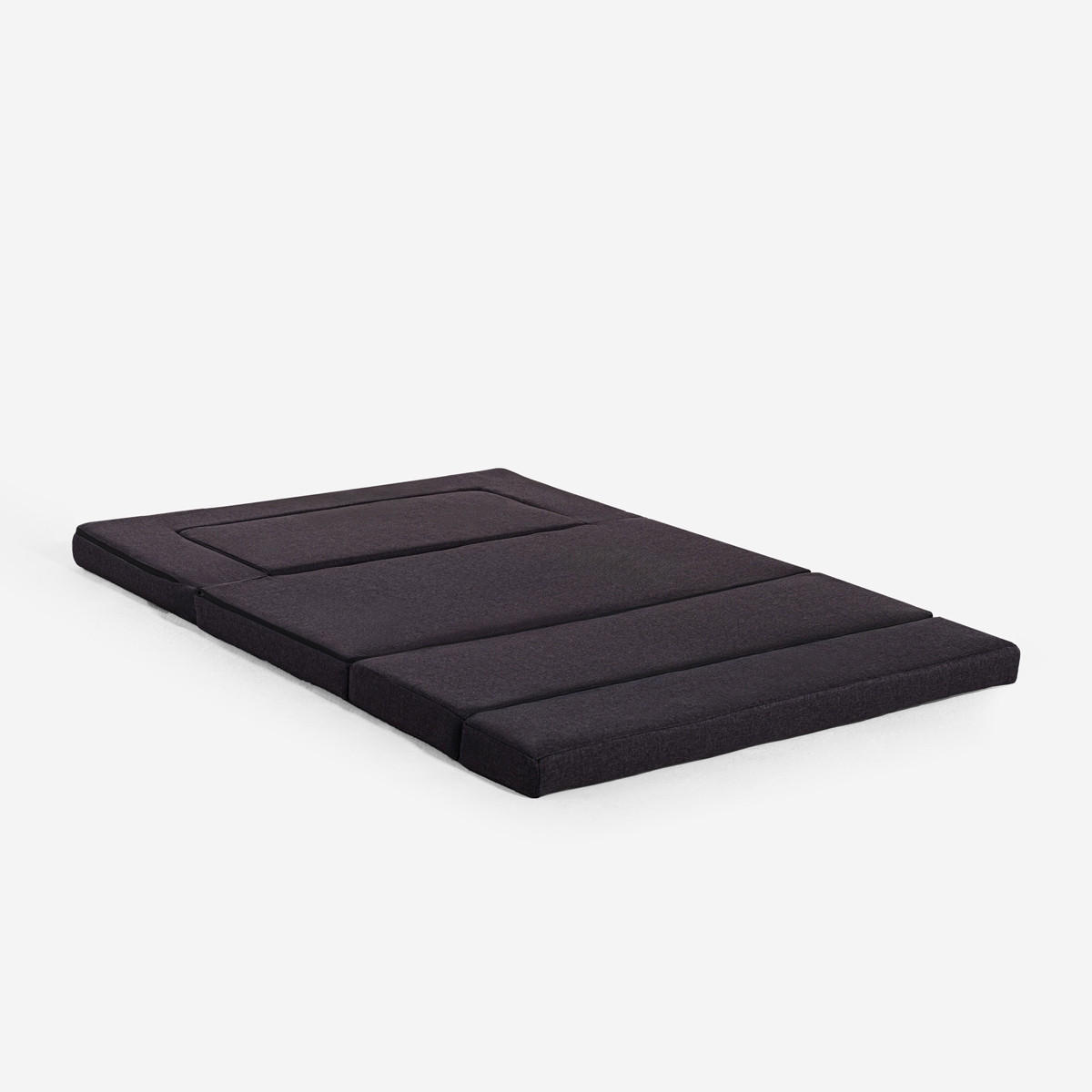 SCHLAFSOFA klappbar Miranda - Schwarz - Schwarz, Textil (134/70/68cm) - Pasmara
