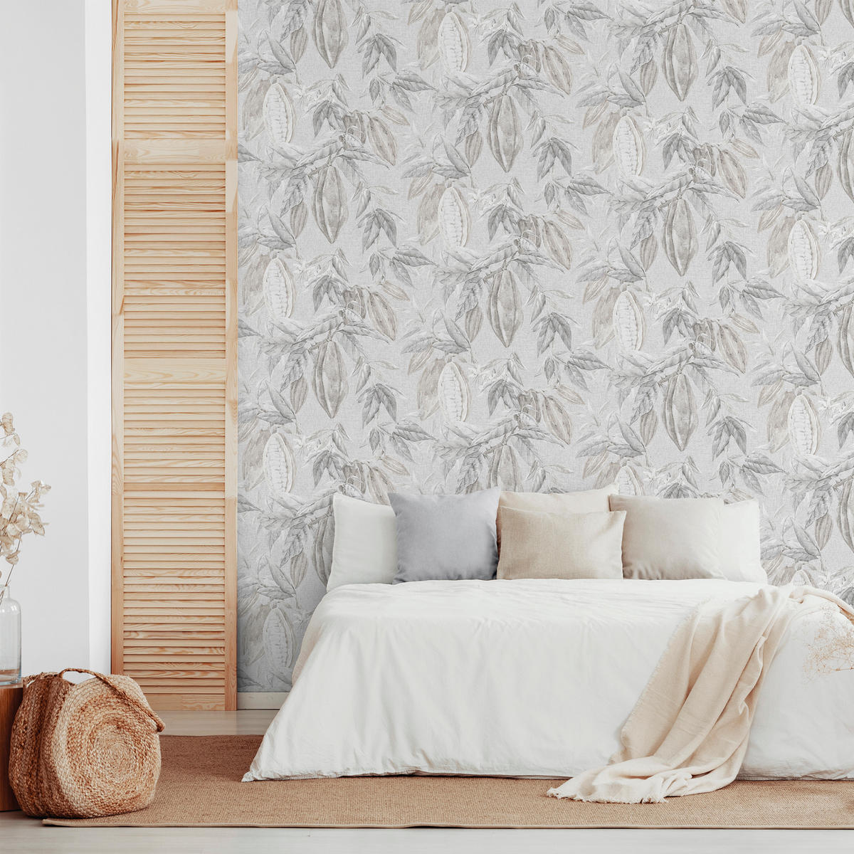 TAPETE Obst 53 cm x 10 m - Grau, Papier (53/1000cm) - Sanders & Sanders