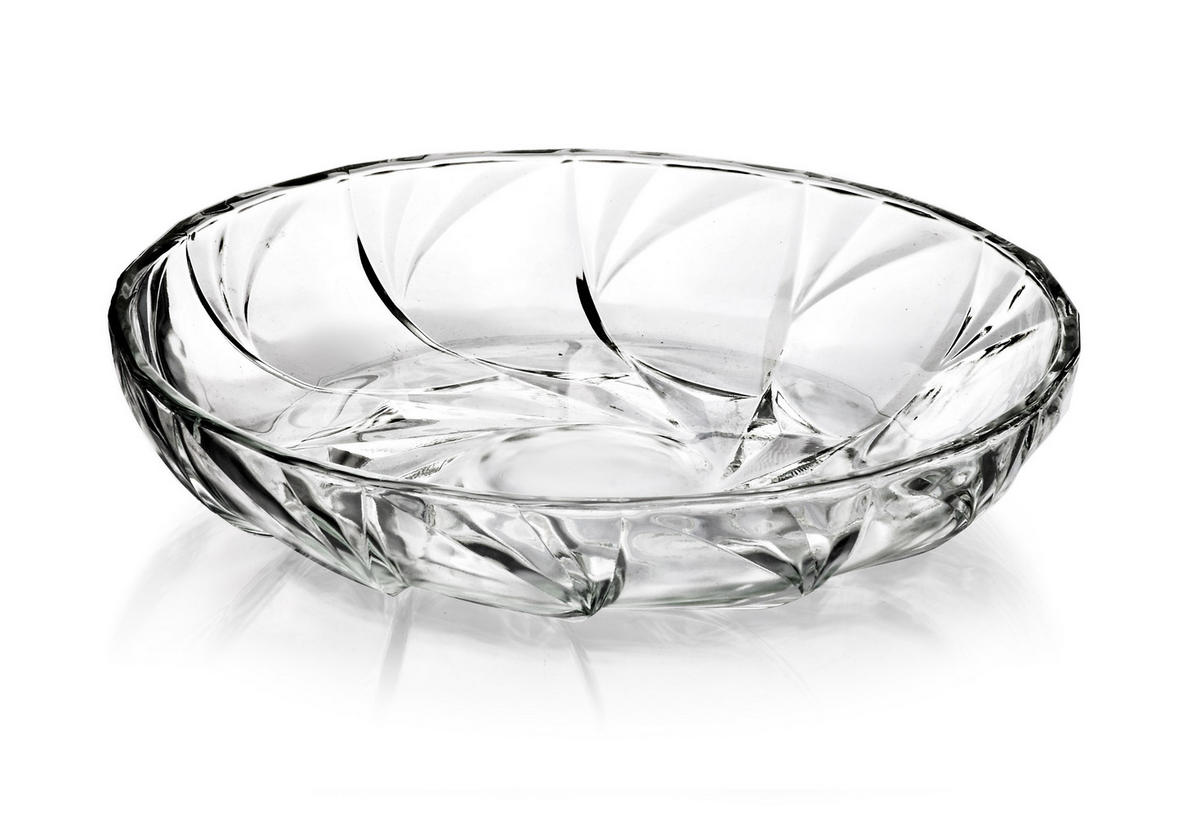 SALATSCHÜSSEL Cristo Transparent 19.5/19.5/4 cm Glas - Transparent, Glas (19.5cm) - Mondex