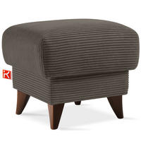 FUẞSTÜTZE GUSTAVO II, Graubeige - Greige/Beige, Holz/Holzwerkstoff (53/49/53cm) - KONSIMO®