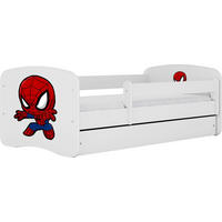 KINDERBETT Emily mit Schublade und Matratze, Weiß 70x140 cm - Weiß, Holzwerkstoff (140/70cm) - WFL GROUP