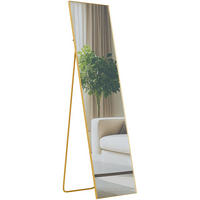 STANDSPIEGEL eckig 40/3/140 cm Glas Gold Glanz - Goldfarben, Glas (40/140/3cm) - CLP