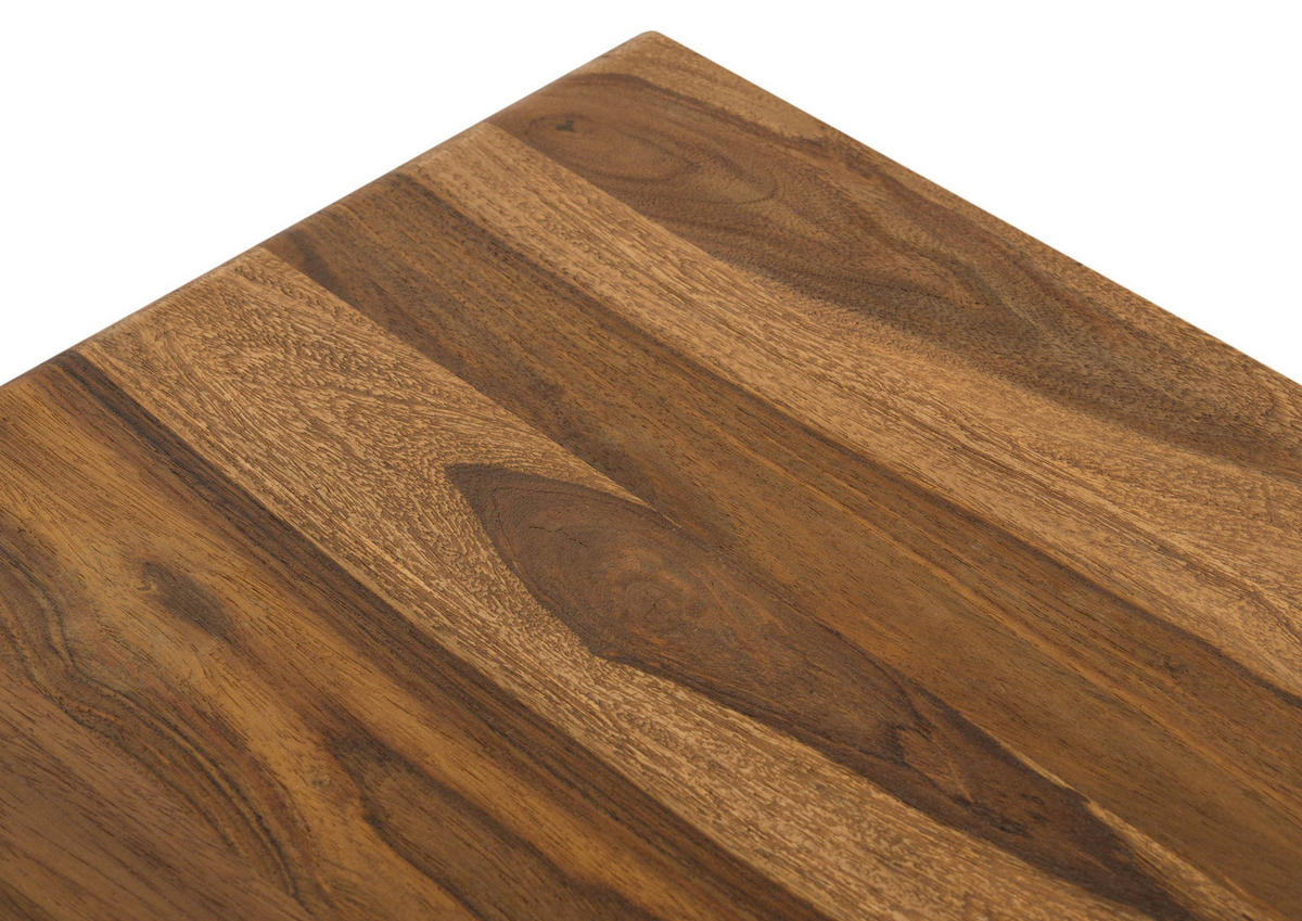 KOMMODE Sheesham 90x40x65 natur sandgestrahlt lackiert MALMÖ 2 #205 - Braun, Holz (90/65/40cm) - Massivmoebel24