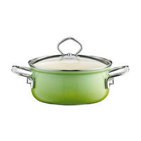 TOPF Grün 16/16/8 cm R0655036 - Grün, Glas (16cm) - Riess