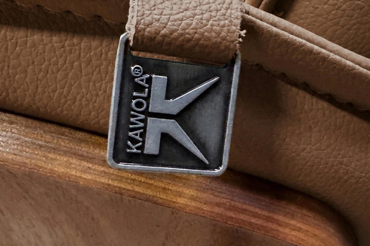 RELAXSESSEL FERREIRA Braun Leder Relaxfunktion - Schwarz/Braun, Leder/Metall (78/106/84cm) - KAWOLA