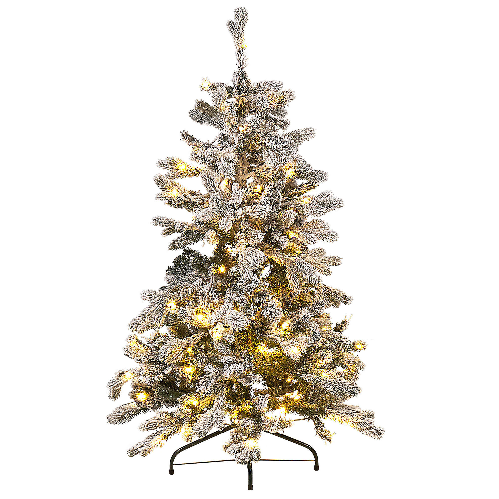 WEIHNACHTSBAUM 120 cm Grün Tatlow - Grün, Kunststoff (120cm) - Beliani