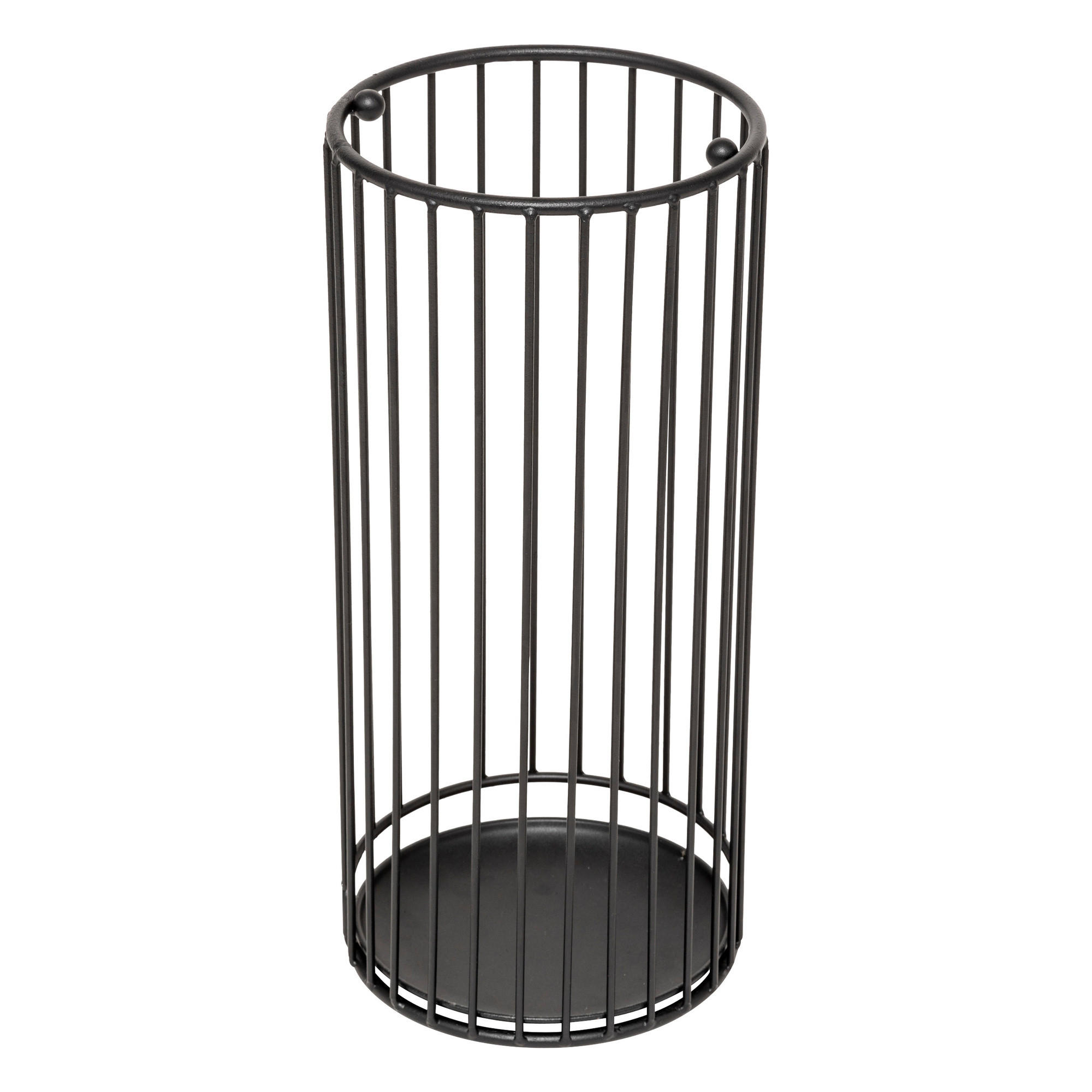 REGENSCHIRMSTÄNDER aus Metall Metty 21/21/47 cm - Schwarz, Metall (21/47/21cm) - 5five Simply Smart