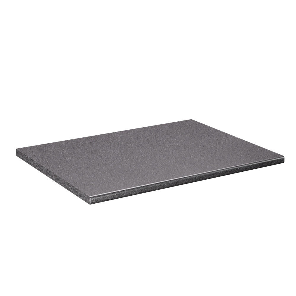 KÜCHENARBEITSPLATTE R-Line, Granit, 80 cm - Anthrazit, Holzwerkstoff (80/2.8/60cm) - Vicco