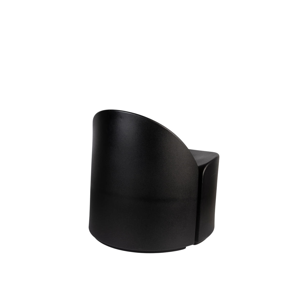 SESSEL Bloom Schwarz/Schwarz - Schwarz, Kunststoff (69/70/72cm) - Zuiver