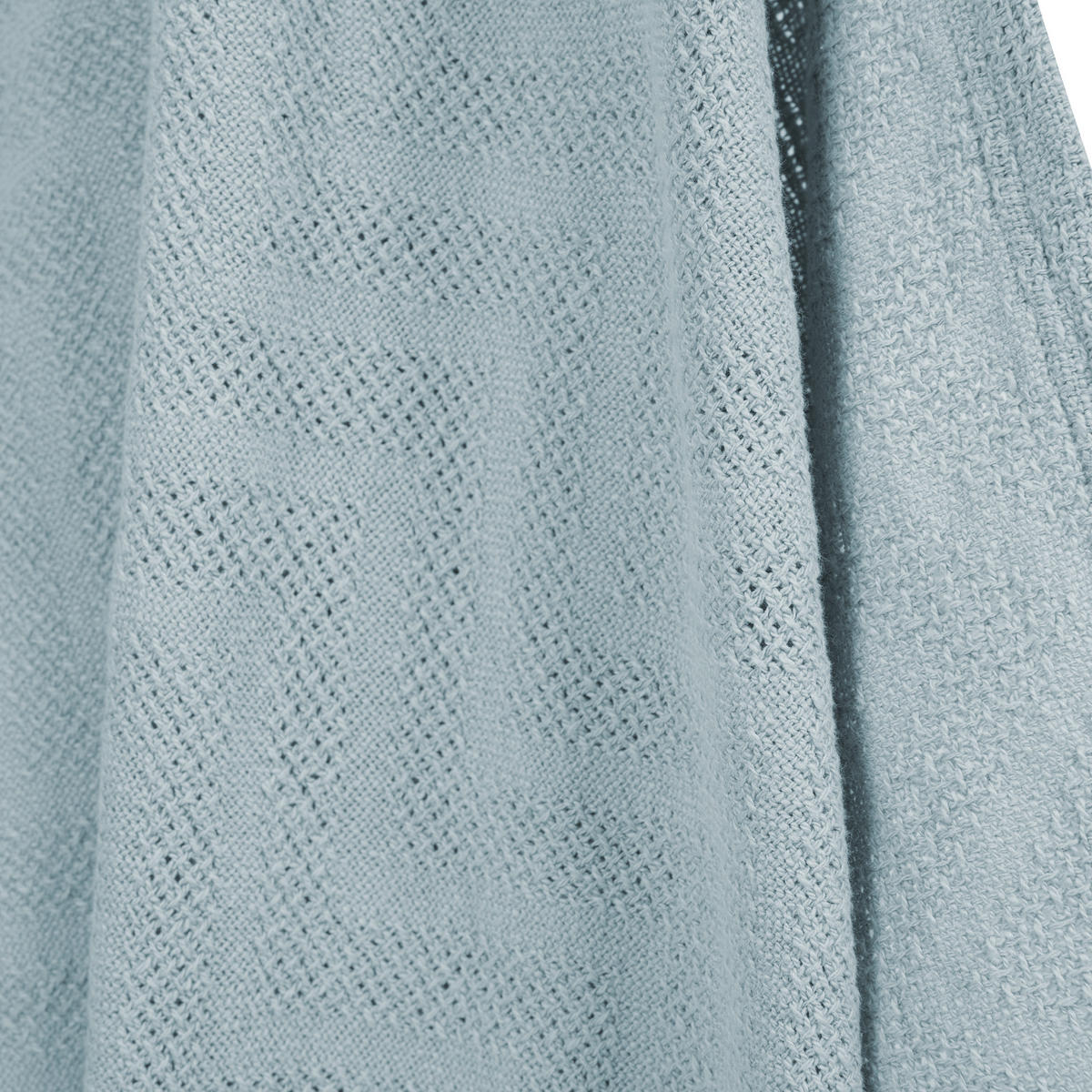 DECKE IN STRICKOPTIK 80 x 80 cm Lil Planet türkis - Hellblau, Textil (80/80cm) - Roba