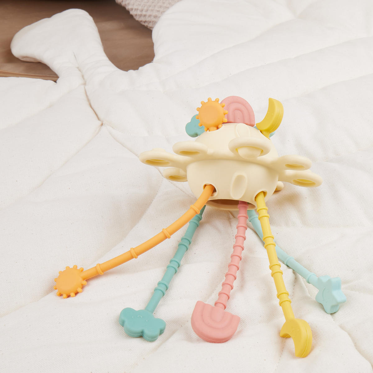 MONTESSORI-ACTIVITY-PLANET Silikon - ab - Multicolor, Kunststoff (13.5/13.5cm) - Bieco Spielwaren