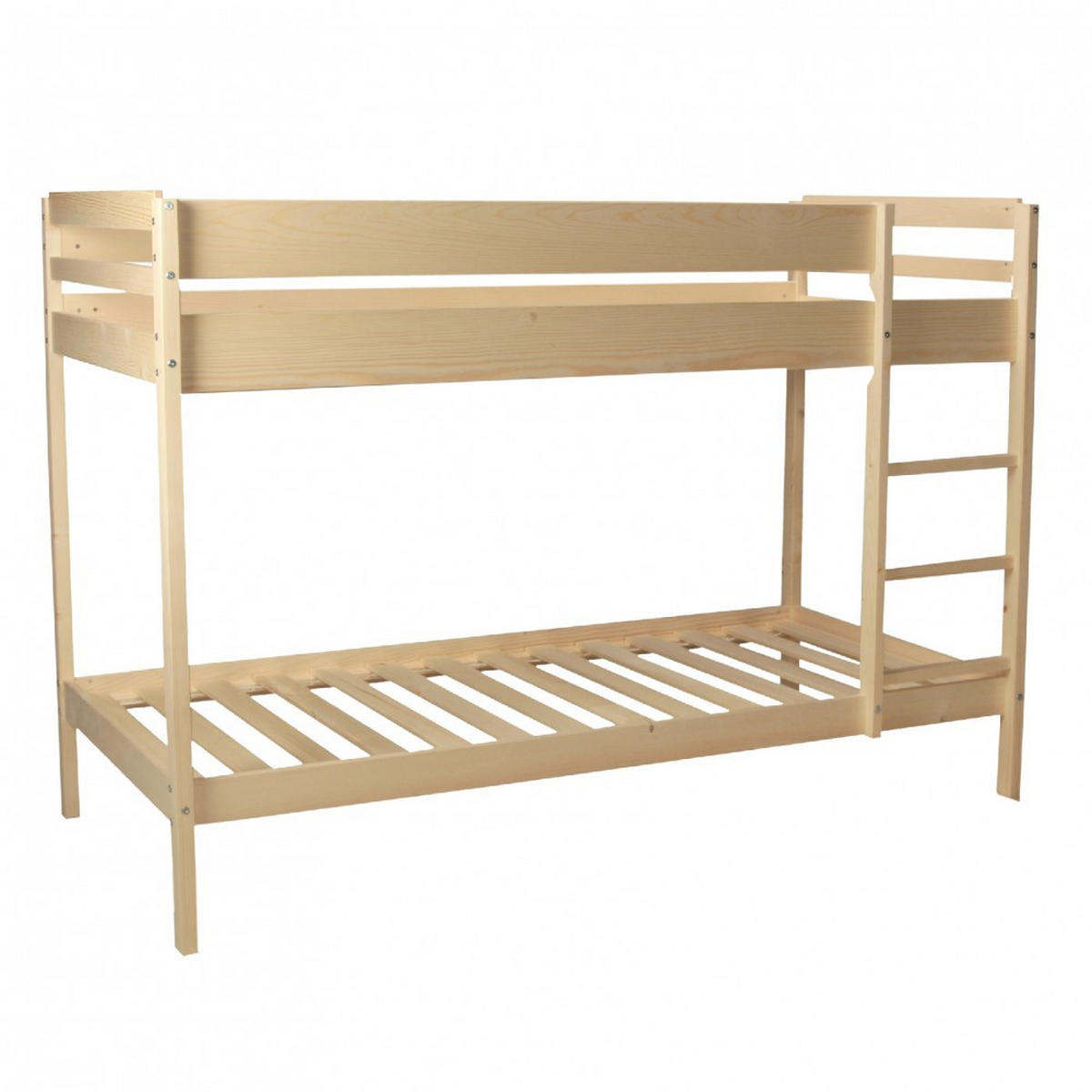 ETAGENBETT BRICE mit 2 Lattenroste / Bett 2x90x190 cm - Naturholtz - Multicolor, Holz (90/190cm) - Weber Industries