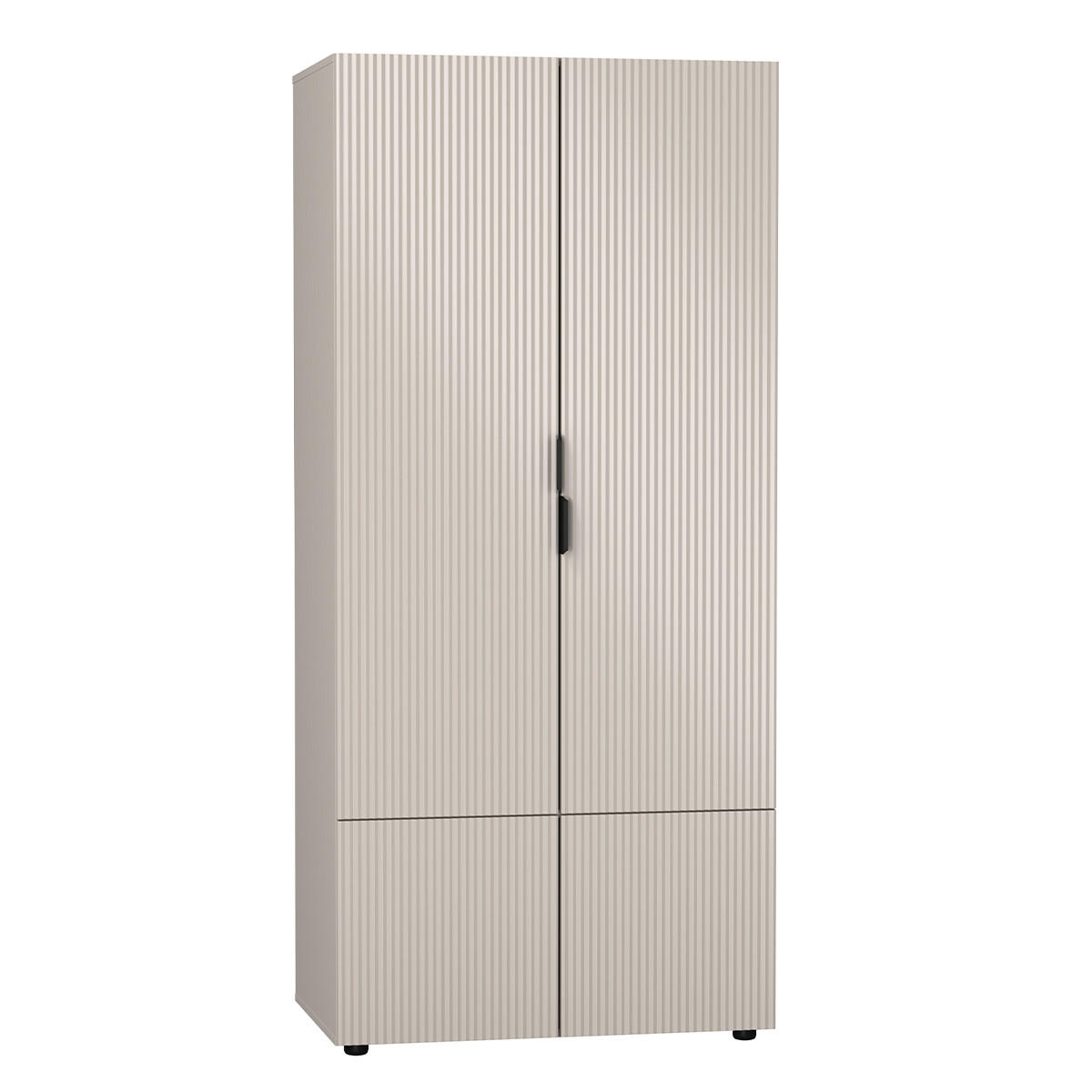 ORMAR 4 vrata Soly Kašmir - bež, drvni materijal (90.4/198.5/56.1cm) - Petits-meubles