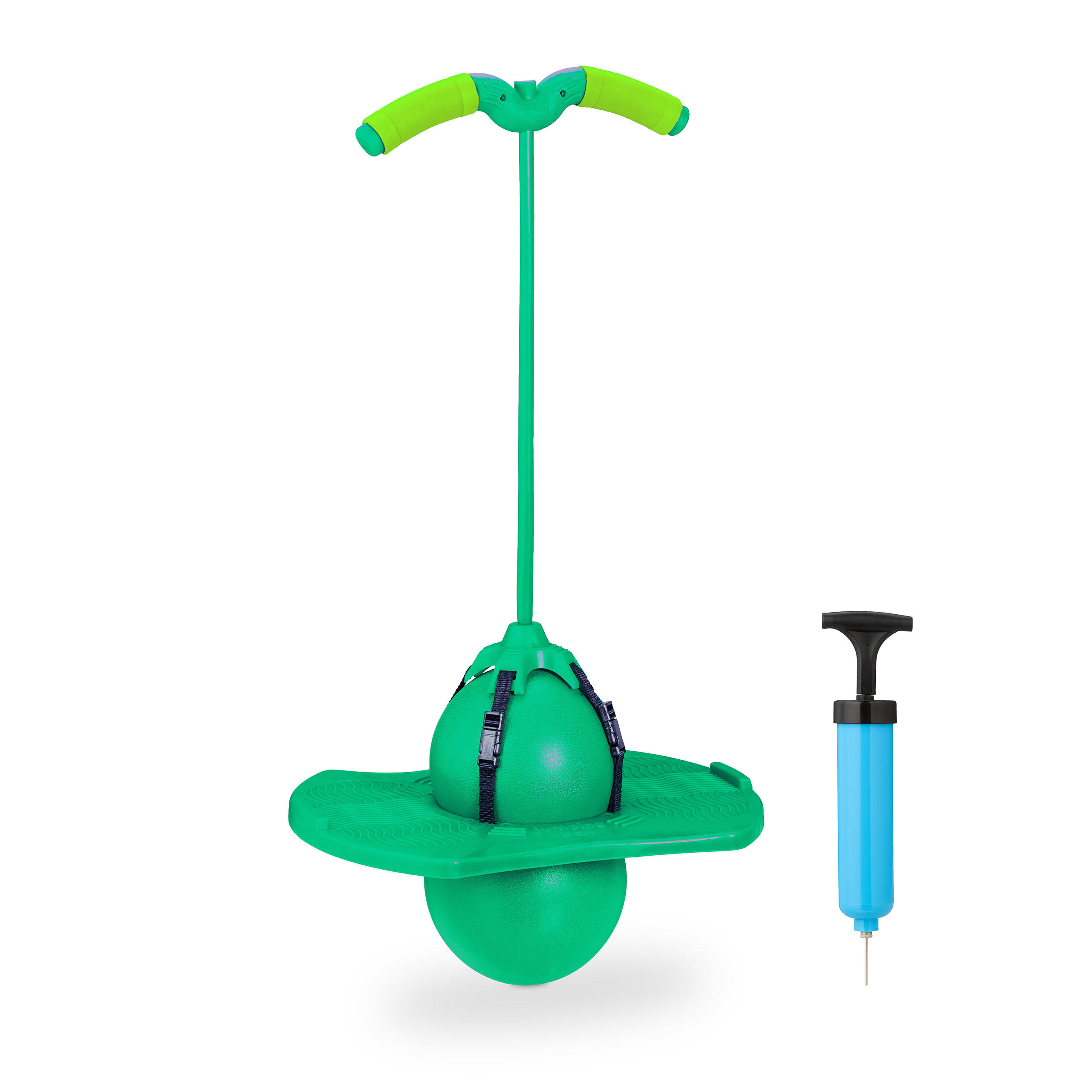 POGO-BALL - Grün, Kunststoff (39/29cm) - Relaxdays