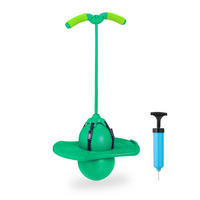 POGO-BALL - Grün, Kunststoff (39/29cm) - Relaxdays