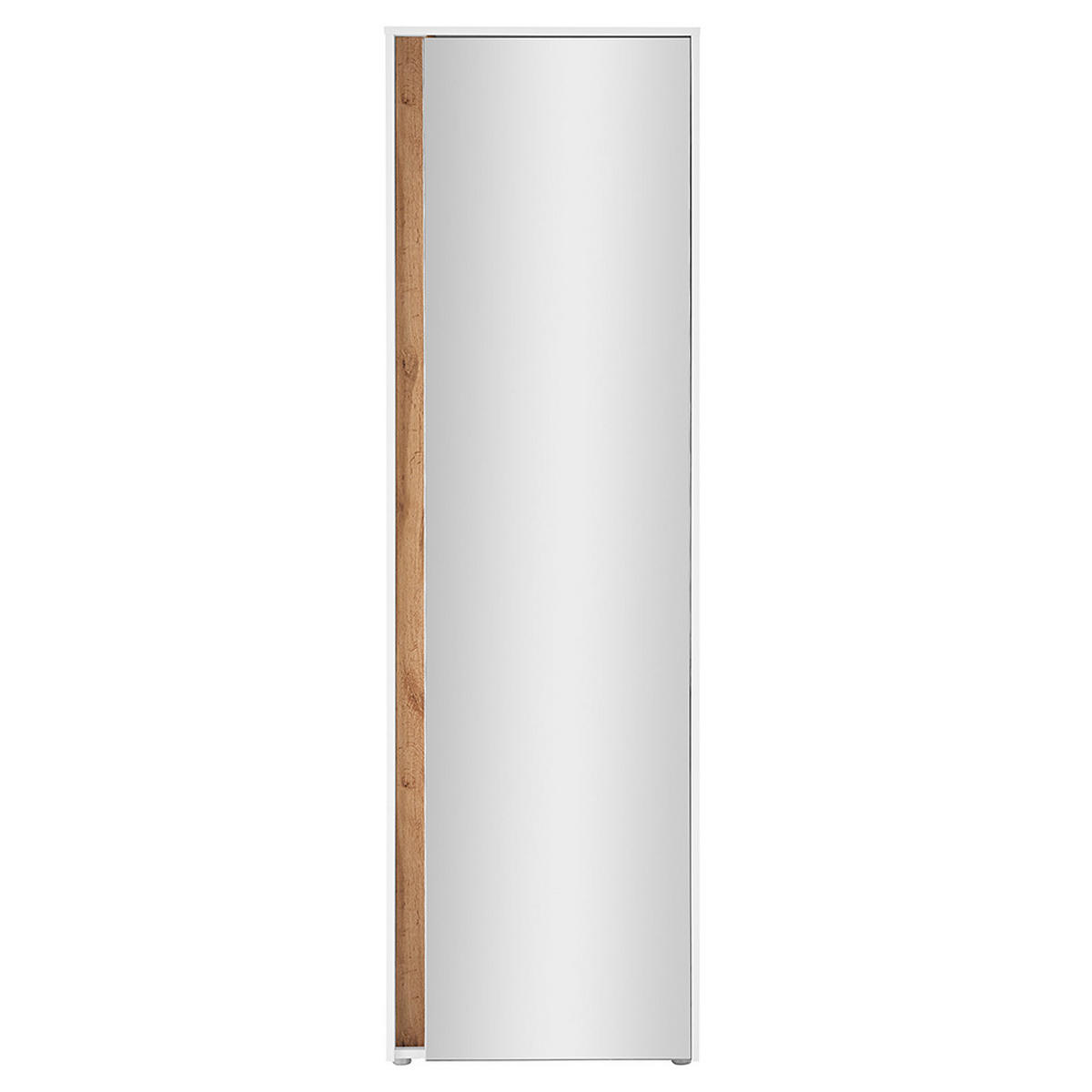 GARDEROBENSCHRANK Crisp-61 - Weiß, Holzwerkstoff (60/200/40cm) - Lomado