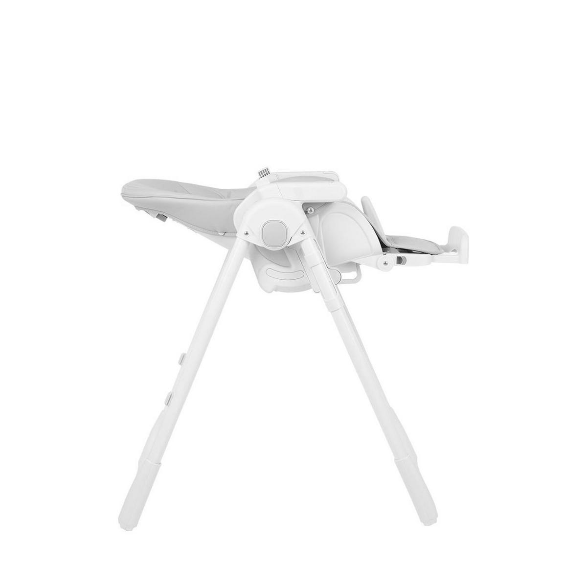 HOCHSTUHL Pastello grau klappbar verstellbar Becherfassung Tisch abnehmbar - Grau, Metall (53/66/70cm) - Kikka boo