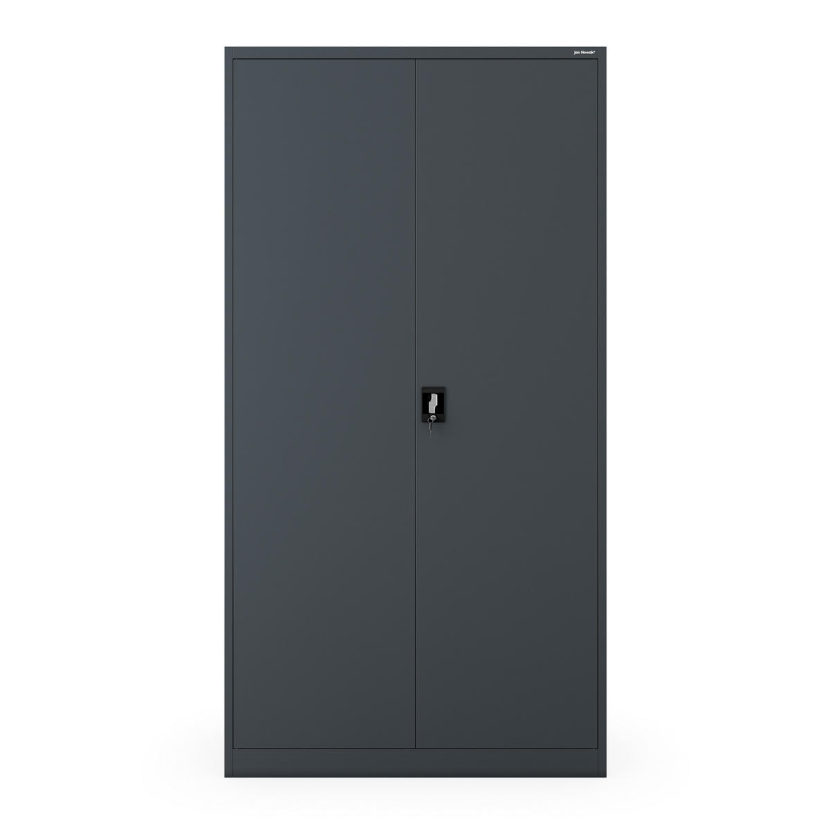 AKTENSCHRANK Jan II 220 - Anthrazit, Metall (115/220/40cm) - Jan Nowak
