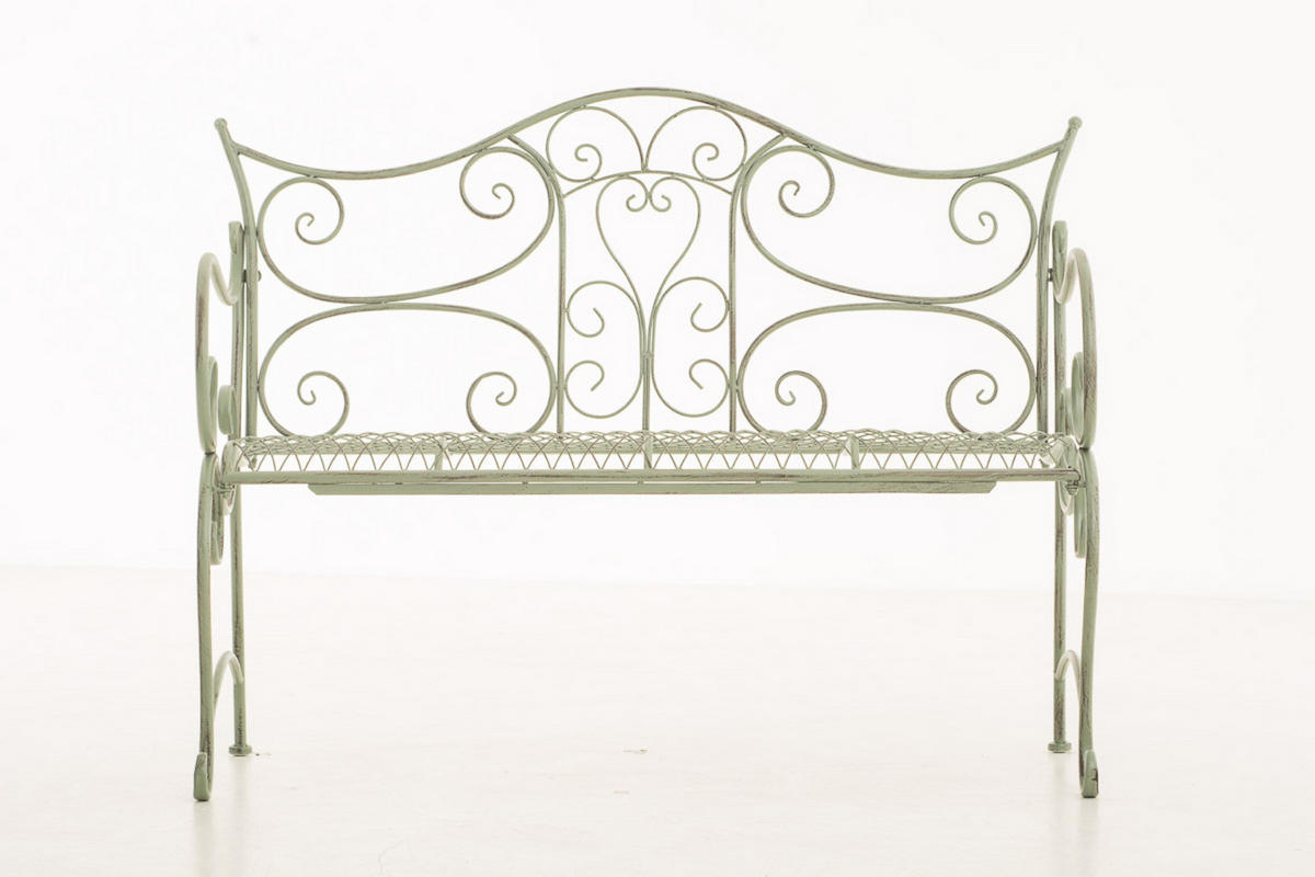 GARTENBANK Targo antik-grün - Grün, Metall (113/47/89cm) - TPFGarden