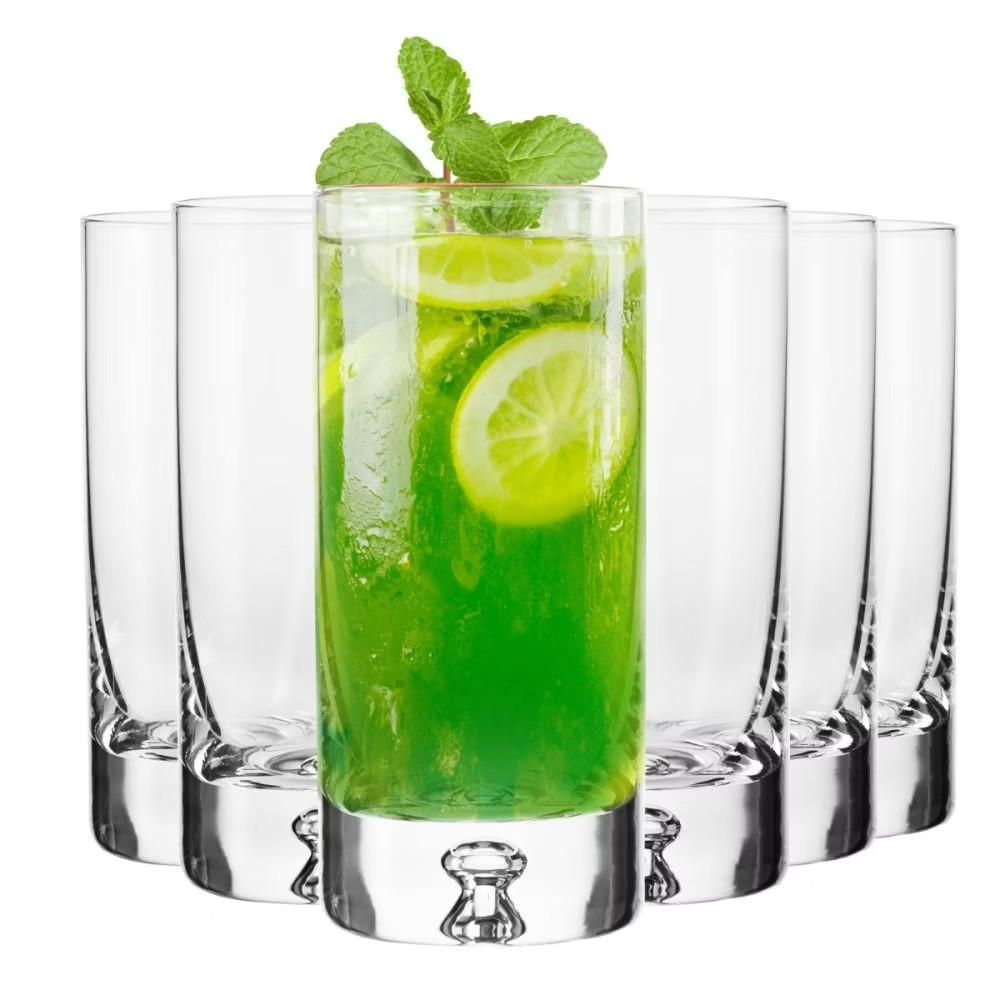 LONGDRINKGLÄSER, 6er-Set, 300 ml - Transparent, Glas (0.3L) - Krosno Glass