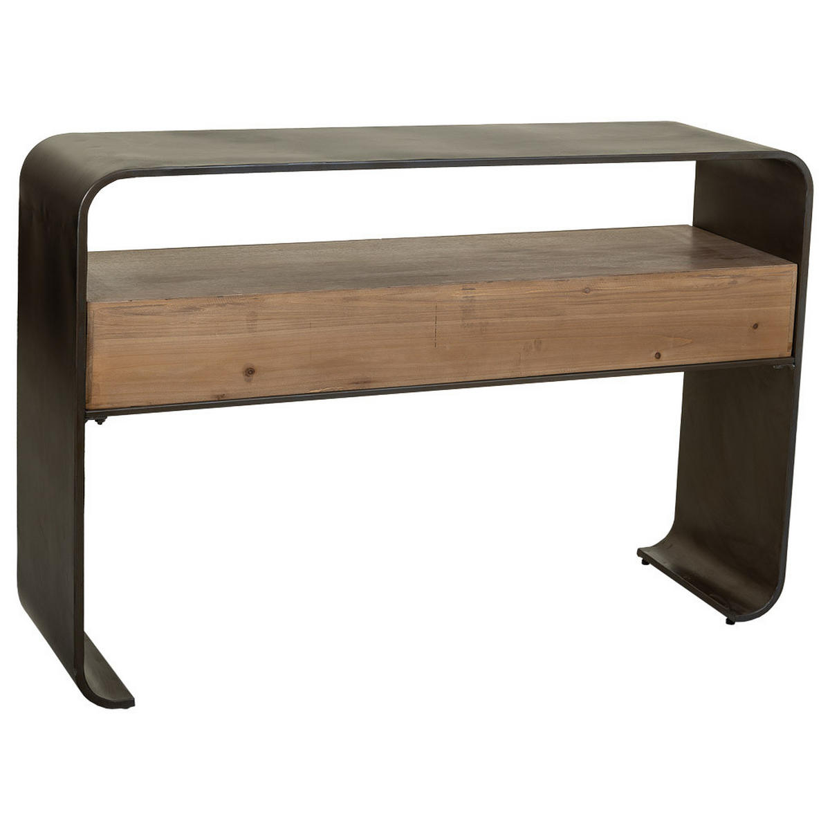 KONSOLE 122x37x82 cm - Braun, Holz (37/122/82cm) - Wanderlust