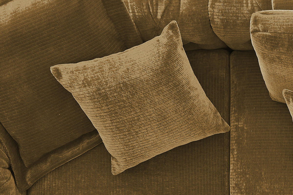 SPITZKISSEN KLEIN SEPHI Cord - Braun, Textil (40/40cm) - KAWOLA