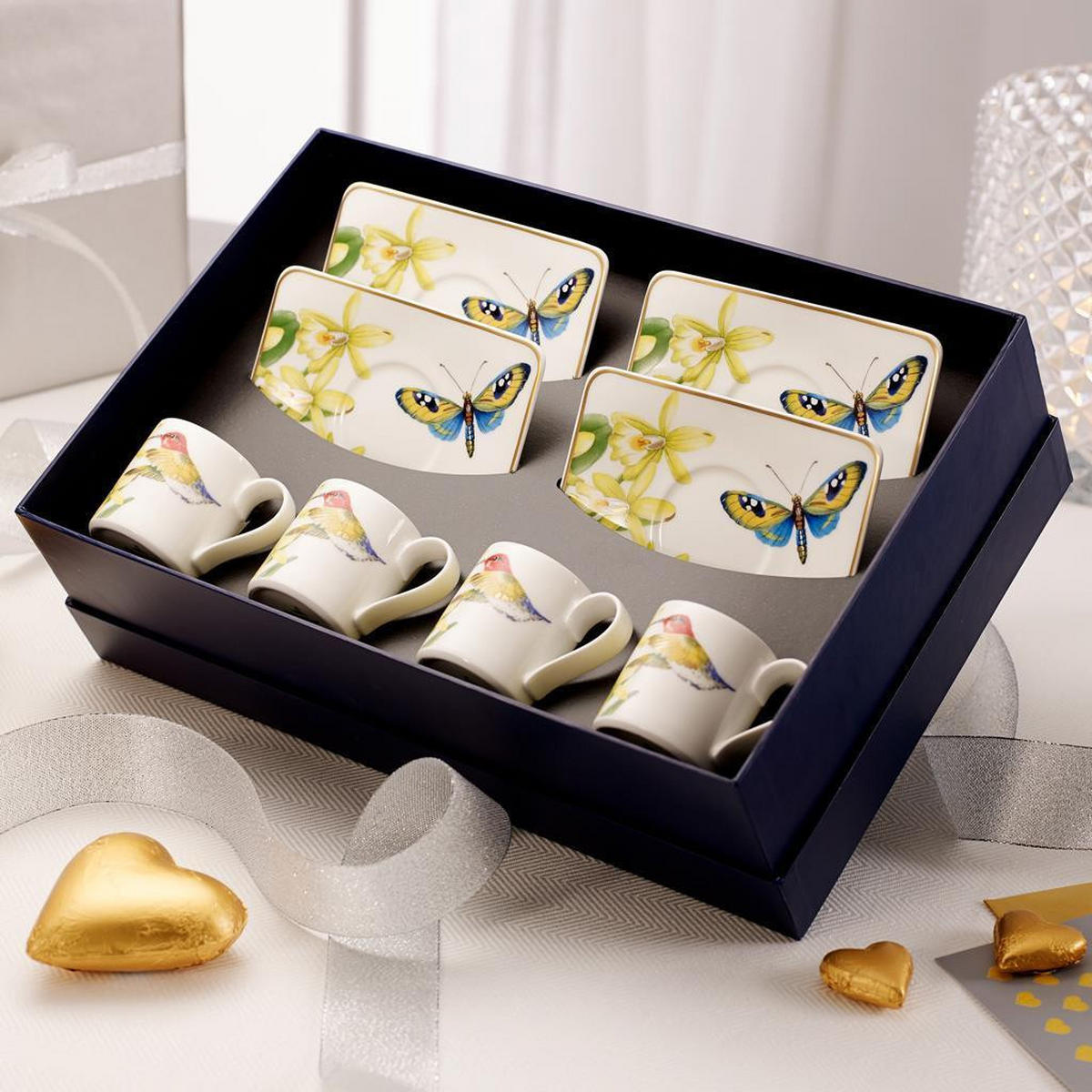 MOKKA- / ESPRESSOTASSEN Amazonia bunt 80 ml 6er Set - Multicolor, Keramik (0.08L) - Villeroy & Boch