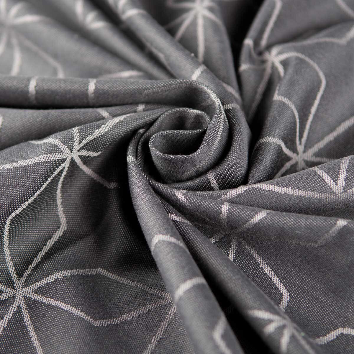 BABYTRAGETUCH Ring-Sling kbA - Anthrazit/Hellgrau, Textil (70/0.1/200cm) - Hoppediz