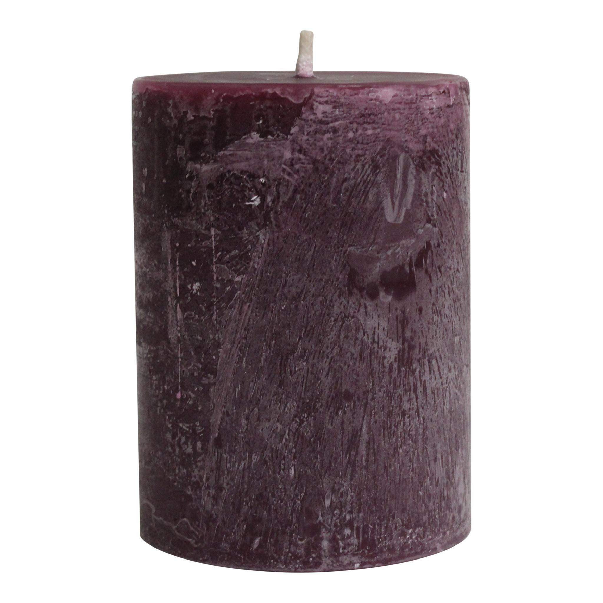 Ptmd Collection Kerze Aubergine 15x20x15 cm