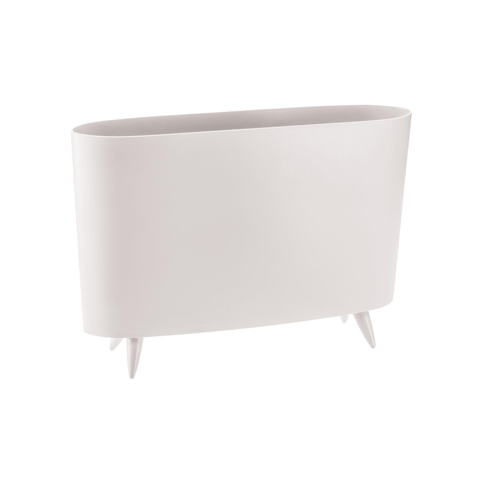 ZEITUNGSSTÄNDER Milano cotton white 12 x 45,7 x 31,5 cm - Weiß, Kunststoff (45.7/31.5/12cm) - Koziol