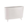 ZEITUNGSSTÄNDER Milano cotton white 12 x 45,7 x 31,5 cm - Weiß, Kunststoff (45.7/31.5/12cm) - Koziol
