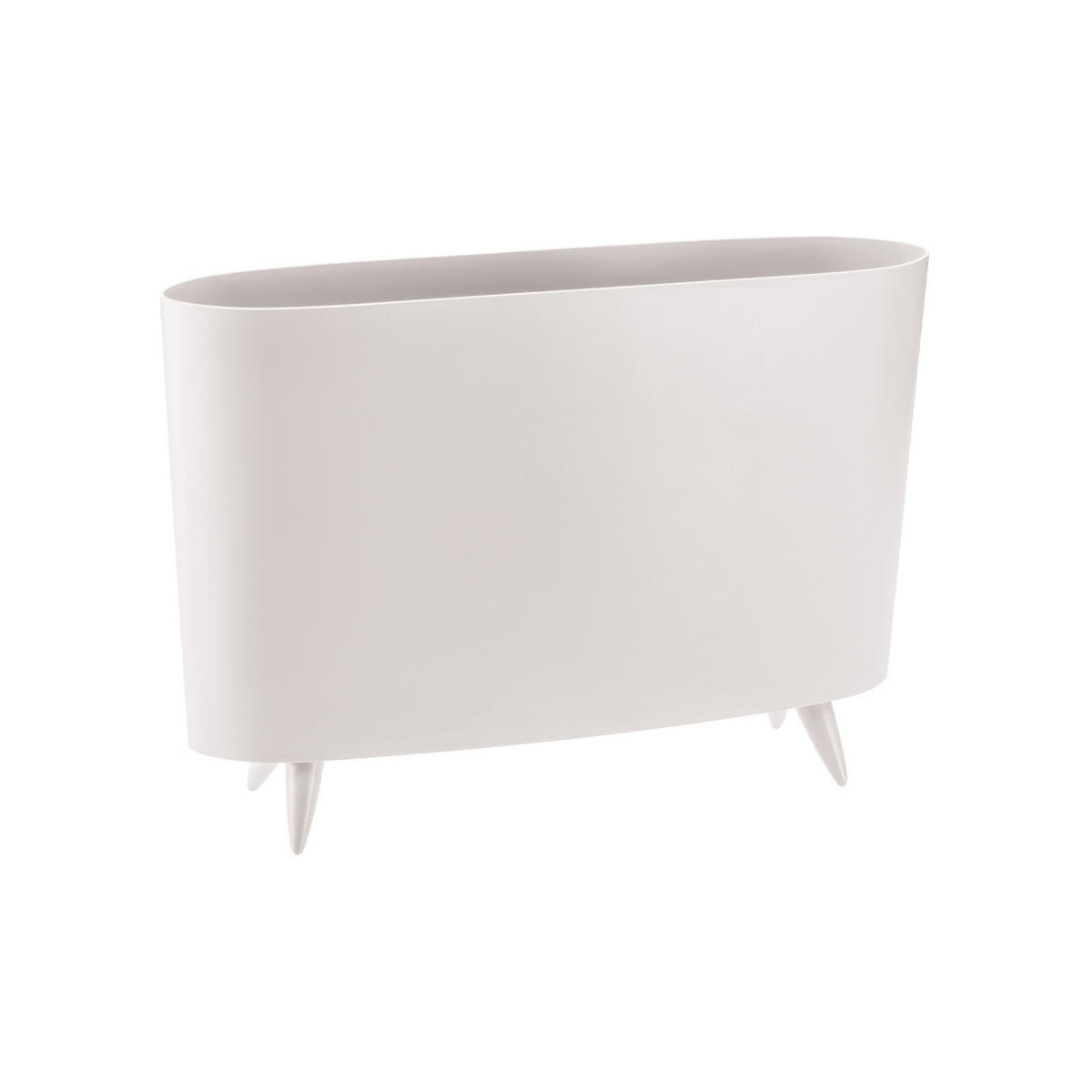 ZEITUNGSSTÄNDER Milano cotton white 12 x 45,7 x 31,5 cm - Weiß, Kunststoff (45.7/31.5/12cm) - Koziol