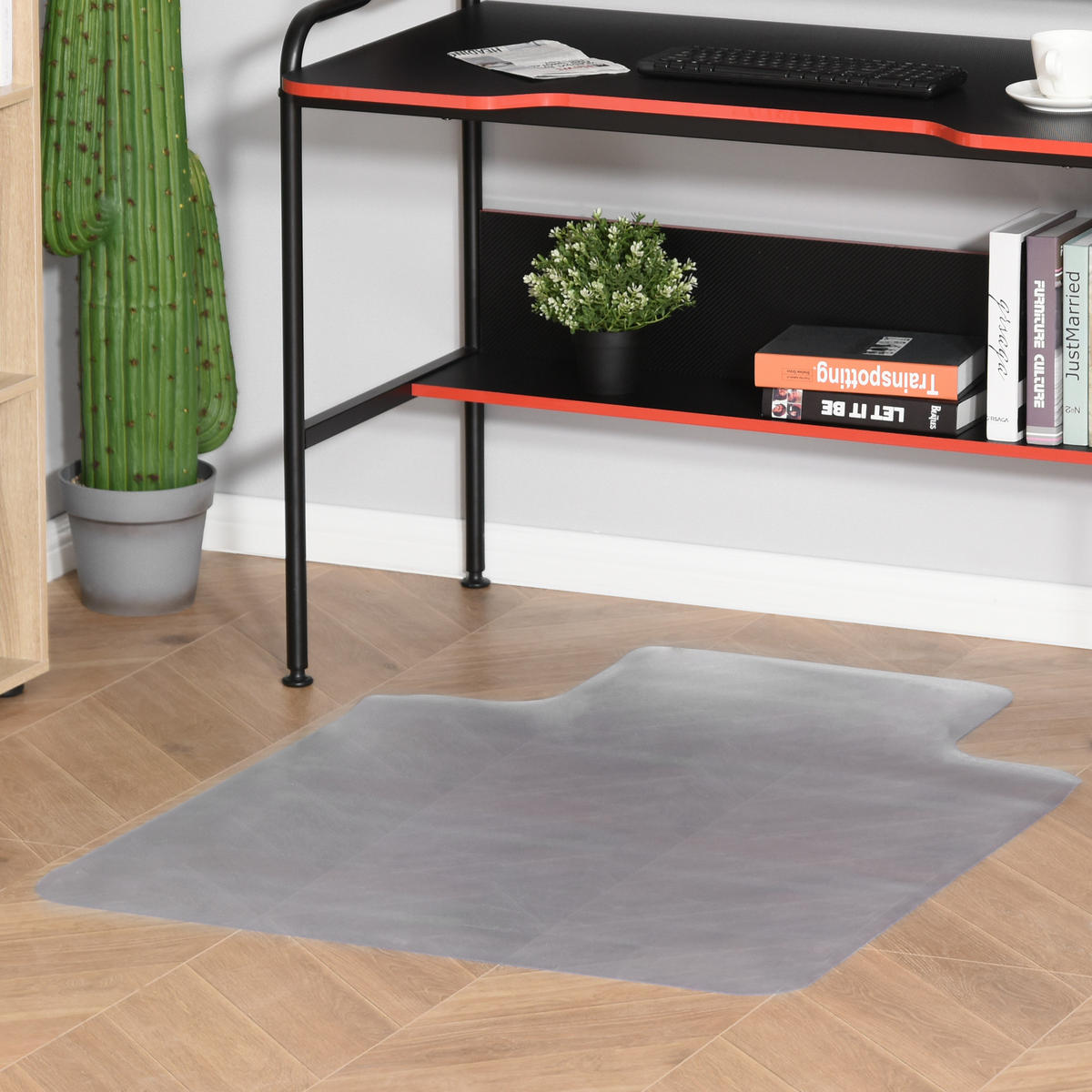 BODENSCHUTZMATTE DE-11754 90x120 cm Transparent - Transparent, Kunststoff (90/120cm) - ComfortXL