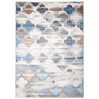 TEPPICH VALLEY Grau Blau 80/150 cm - Blau, Textil (80/150cm) - Tapiso