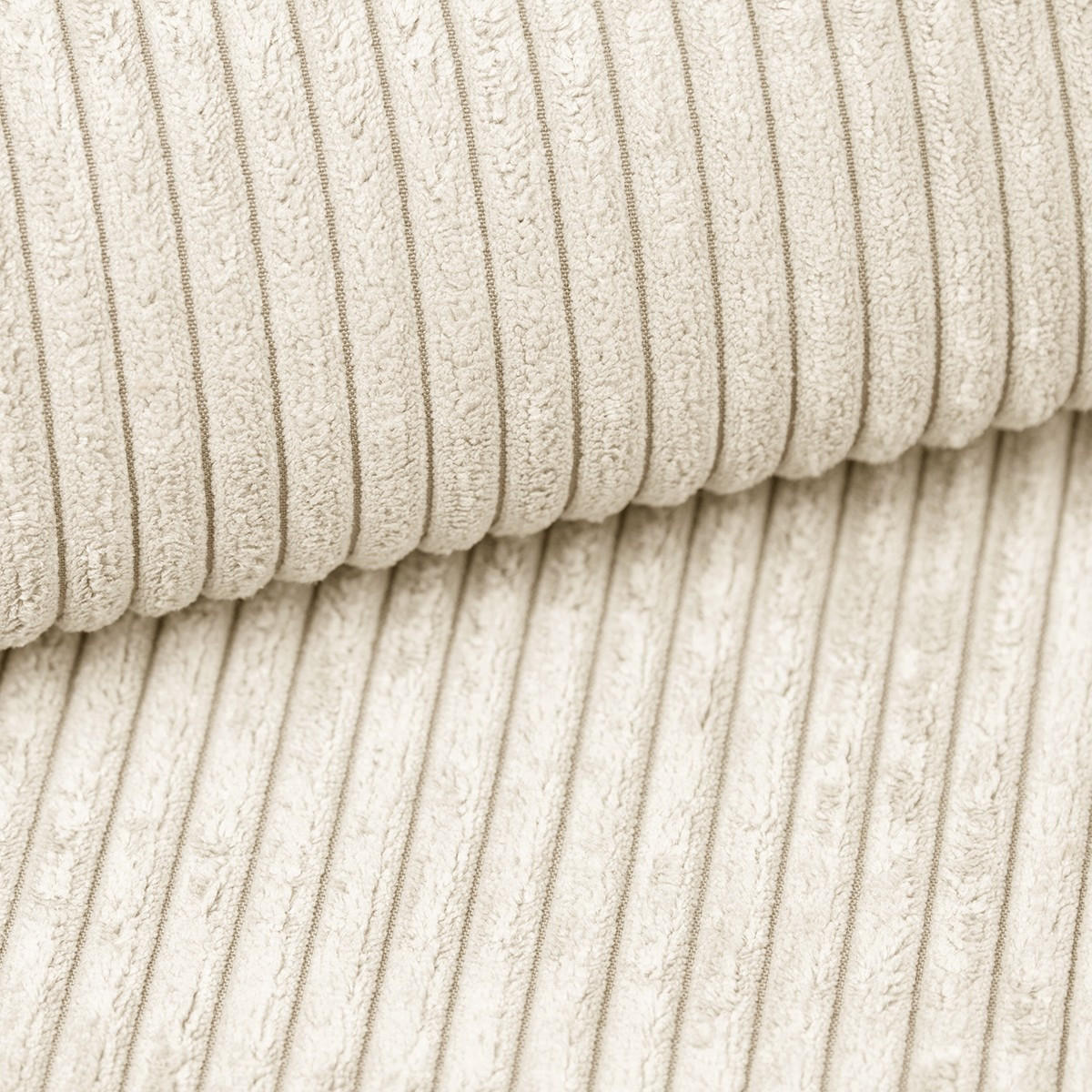 SOFA Roda Beige, Kordsofa mit Schlaffunktion - Beige, Holzwerkstoff/Textil (248/93/96cm) - Bettso