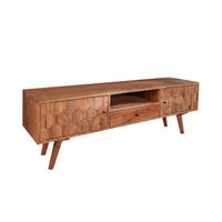 TV-LOWBOARD MYSTIC LIVING Akazie Natur 140cm - Braun, Holz (140/45/35cm) - riess-ambiente