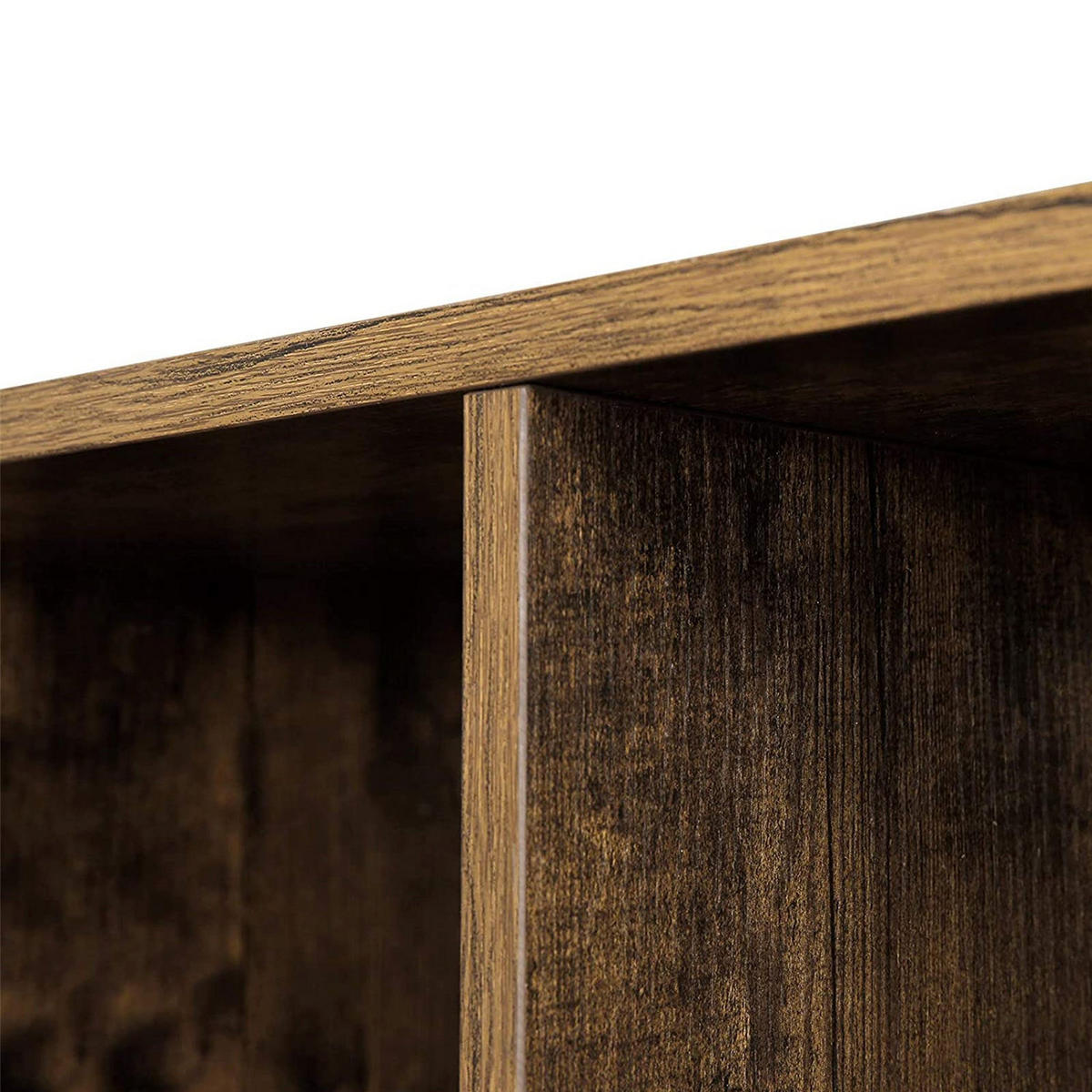 BÜCHERREGAL WÜRFELREGAL - Braun, Holzwerkstoff (29/29/129.5cm) - Hansiro