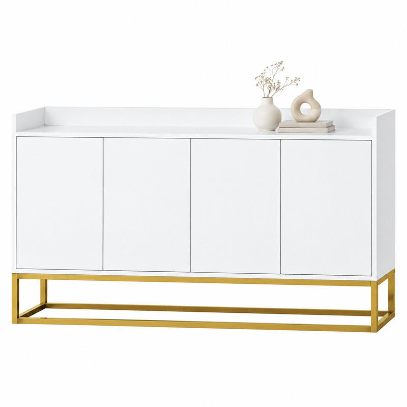 Meubliv Sideboard Weiß 120x80x30 cm