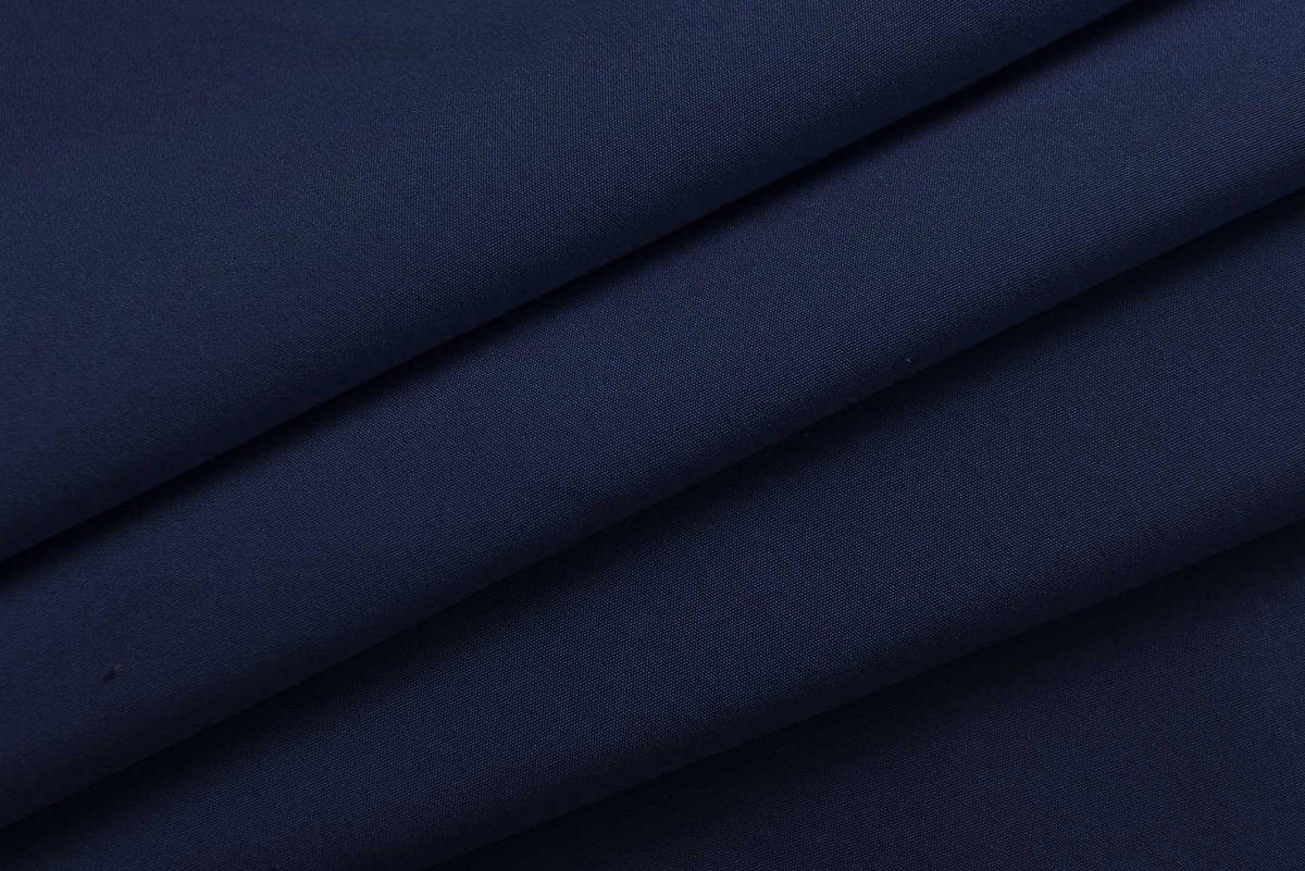 VORHANG BERLIN HxB 225x140cm Dunkelblau - Dunkelblau, Textil (140/225cm) - Gardinenbox