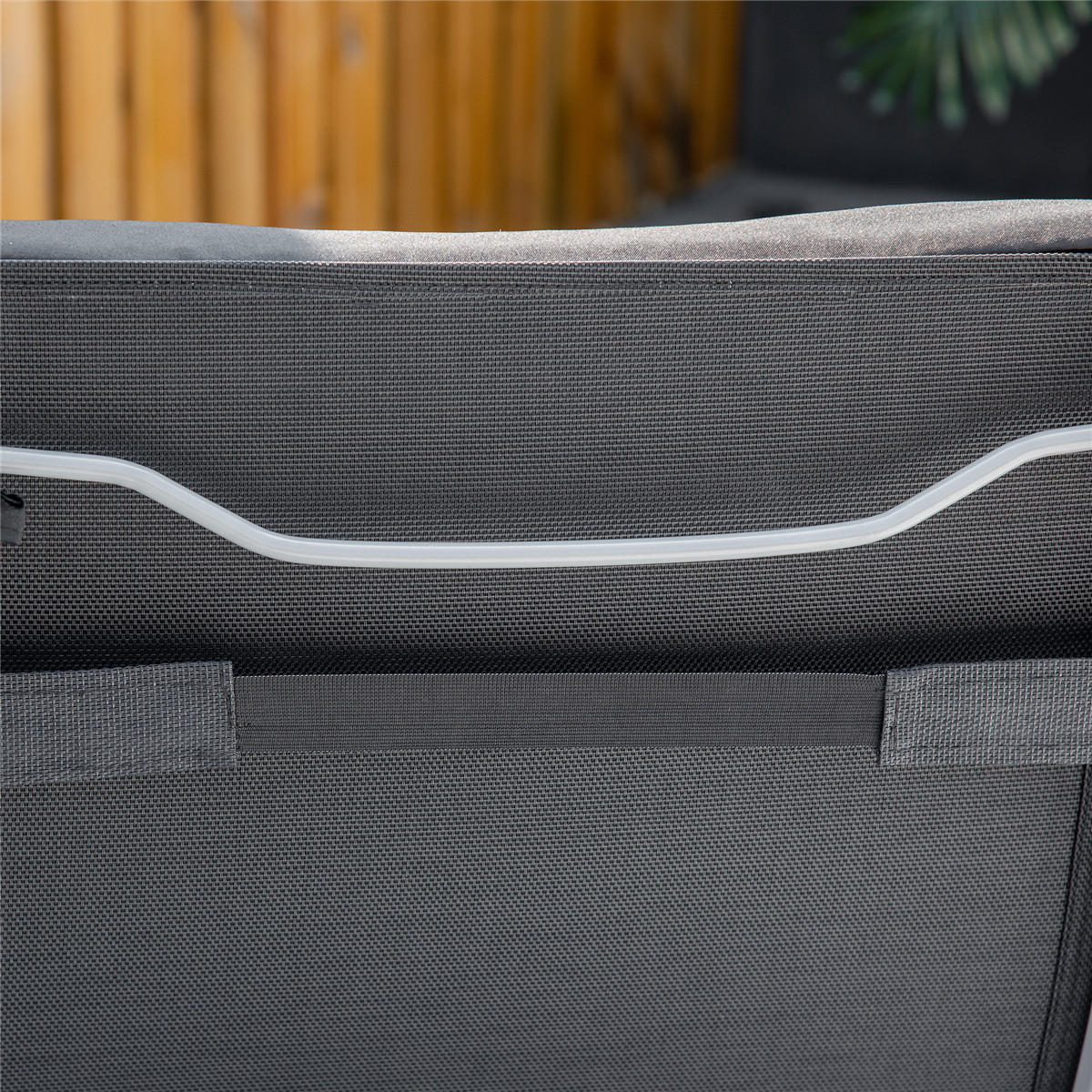 LIEGESTUHL faltbar 7-fach verstellbar mit Kissen schwarz - Schwarz, Metall (63.5/100.5/137cm) - Kaket