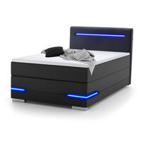 BOXBETT Lennox schwarz 90/200 cm - Schwarz, Textil (90/200cm) - wonello