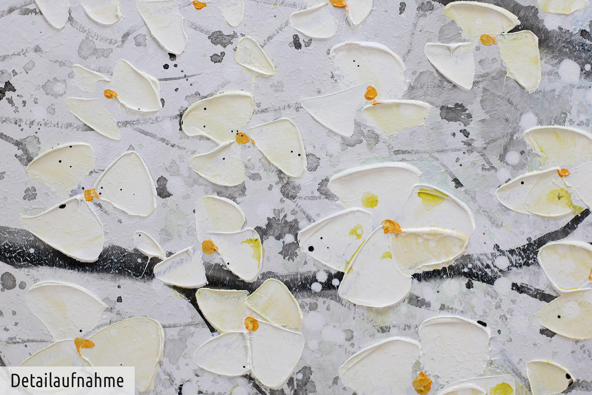 ACRYLBILD HANDGEMALT 150/50 cm - Beige/Weiß, Holz/Textil (2/50cm) - KUNSTLOFT