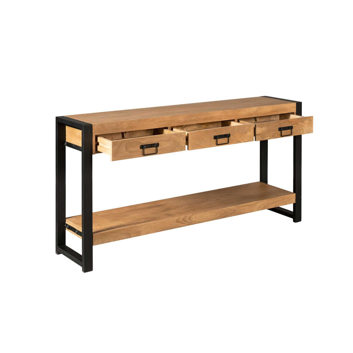 BEISTELLTISCH Boaz Braun 35/150/76 cm - Braun, Holz (35/150/76cm) - Starfurn
