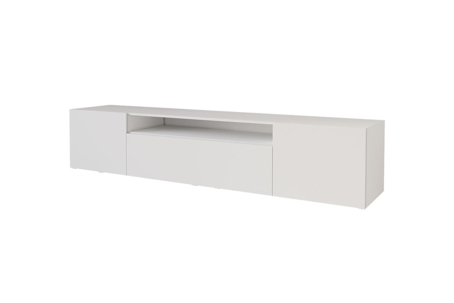 LOWBOARD ELIO-W 200x40x41 cm - Weiß - Weiß, Holzwerkstoff (200/40/41cm) - ALTDECOR