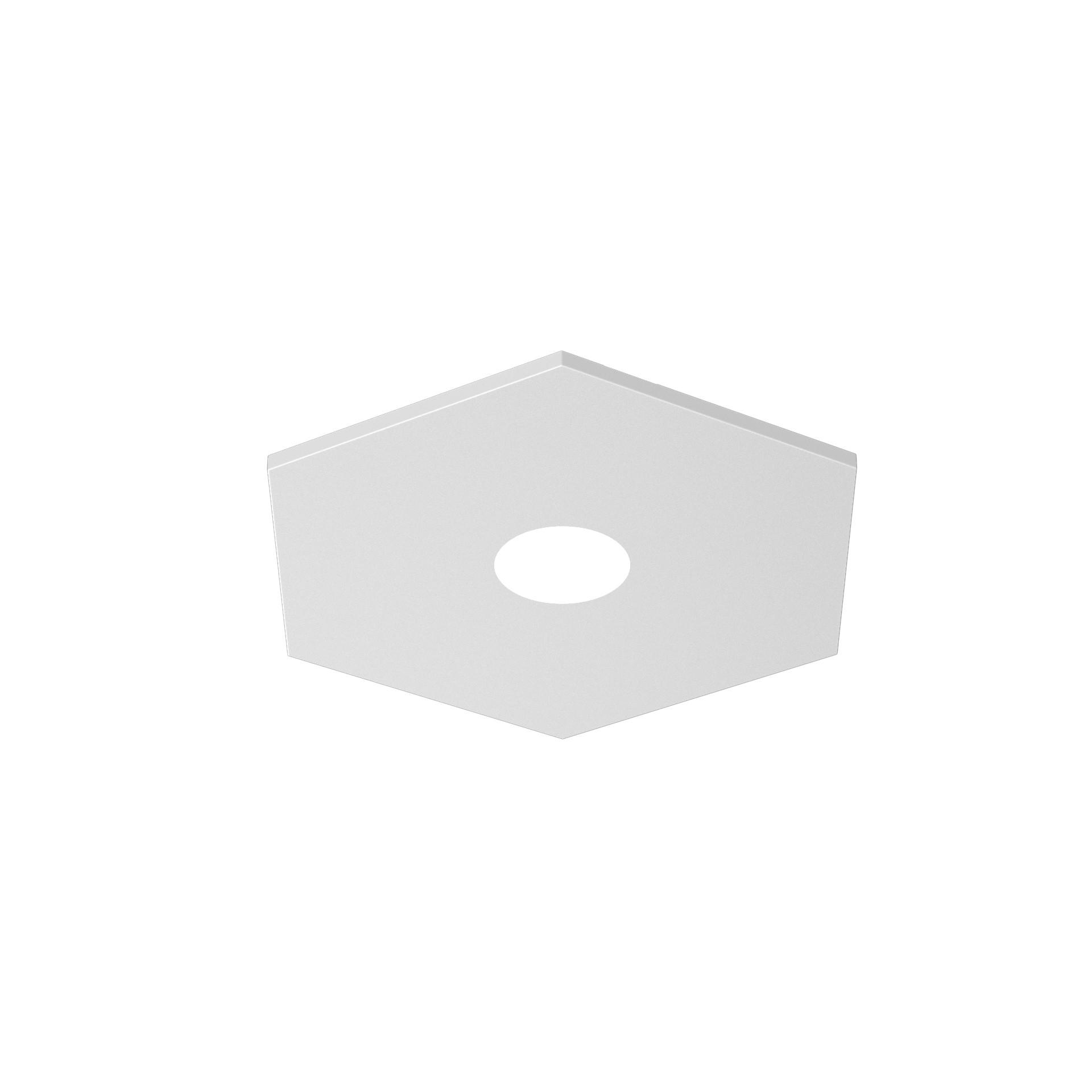 Lumicom Deckenleuchte Weiß 25x4x25 cm