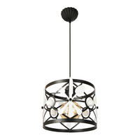 HÄNGELEUCHTE Patchway - Schwarz, Metall (23/23/65cm) - lux.pro