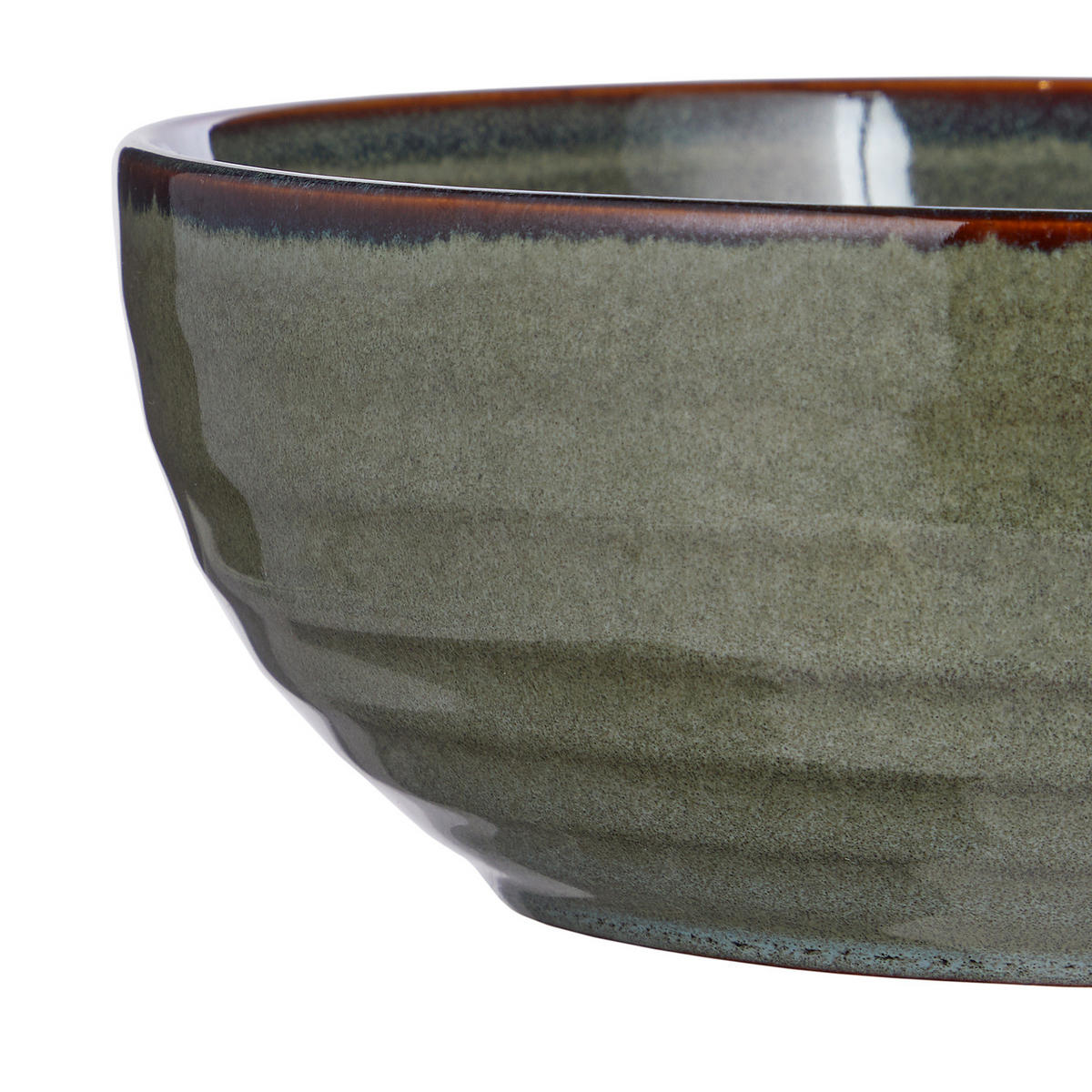 SCHÜSSEL Poke 950 ml - Braun/Grün, Keramik (1/1/1cm) - Butlers