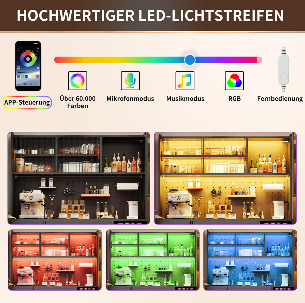 KUCHYŇSKÁ antrée 145/39/171 cm s LED osvětlením, pegboardem a úložným prostorem, Černá - černá, kompozitní dřevo (145/171/39cm) - Redom