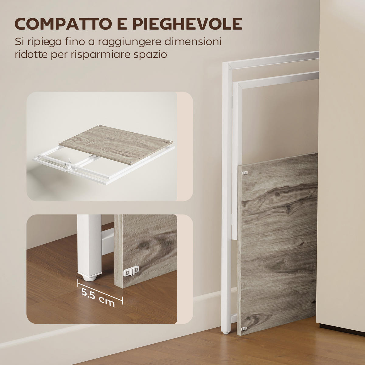 BÜROTISCH Holzfarbe 1 Stück - Eukalyptusholzfarben, Holzwerkstoff (152/60/87.5cm) - GiPP