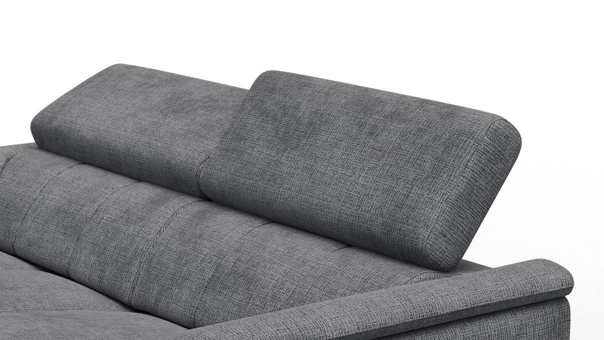 RELAXSOFA RODEN 3-Sitzer, dunkelgrau - Dunkelgrau, Holz/Textil (194/82/103cm) - Courtois Laville